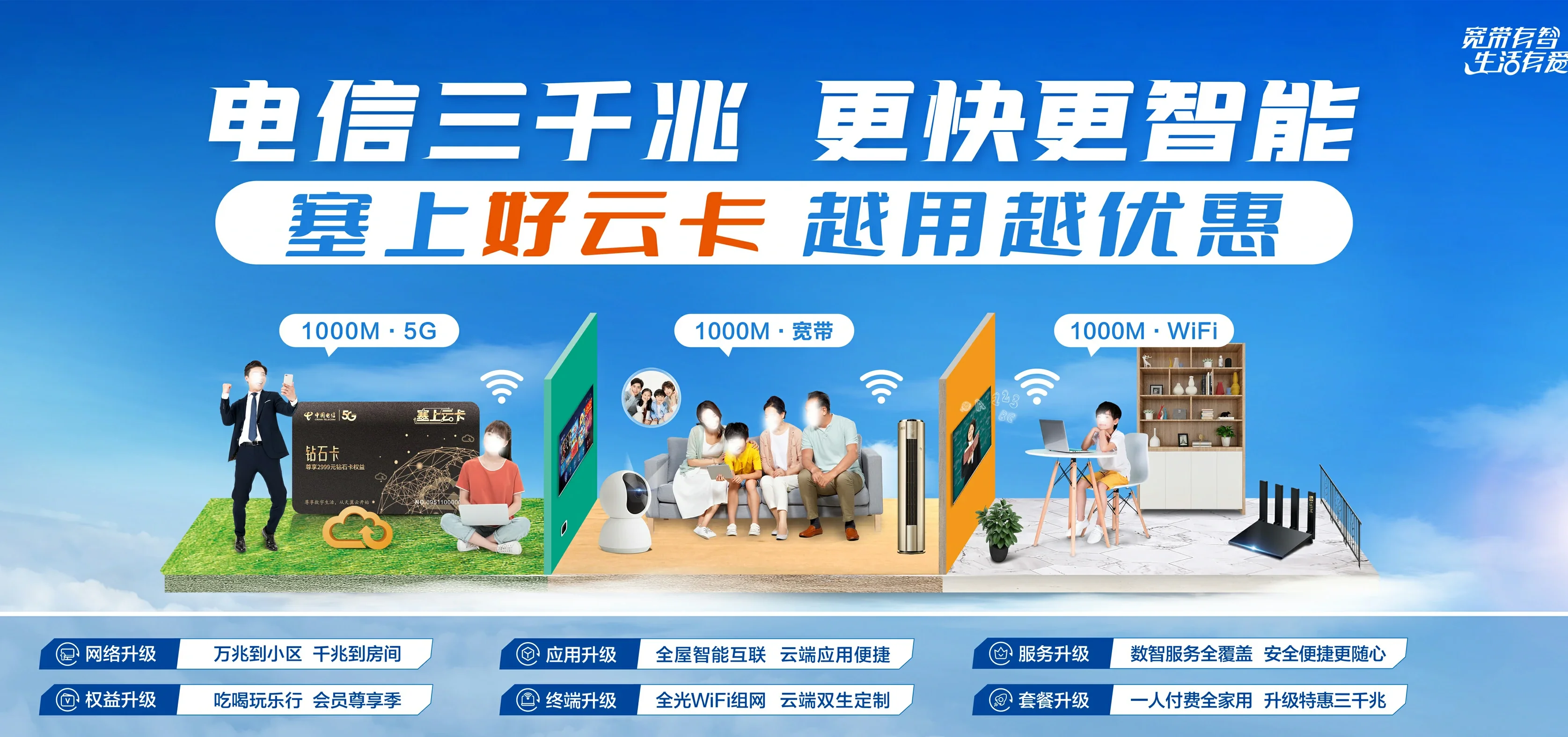 中国电信 泰山区电信宽带 宽带套餐